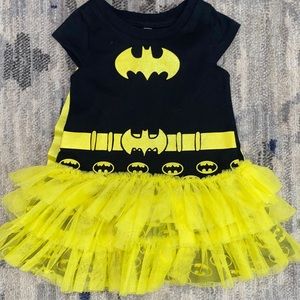 Batman 18 Month Girl Dress w/ Velcro Cape